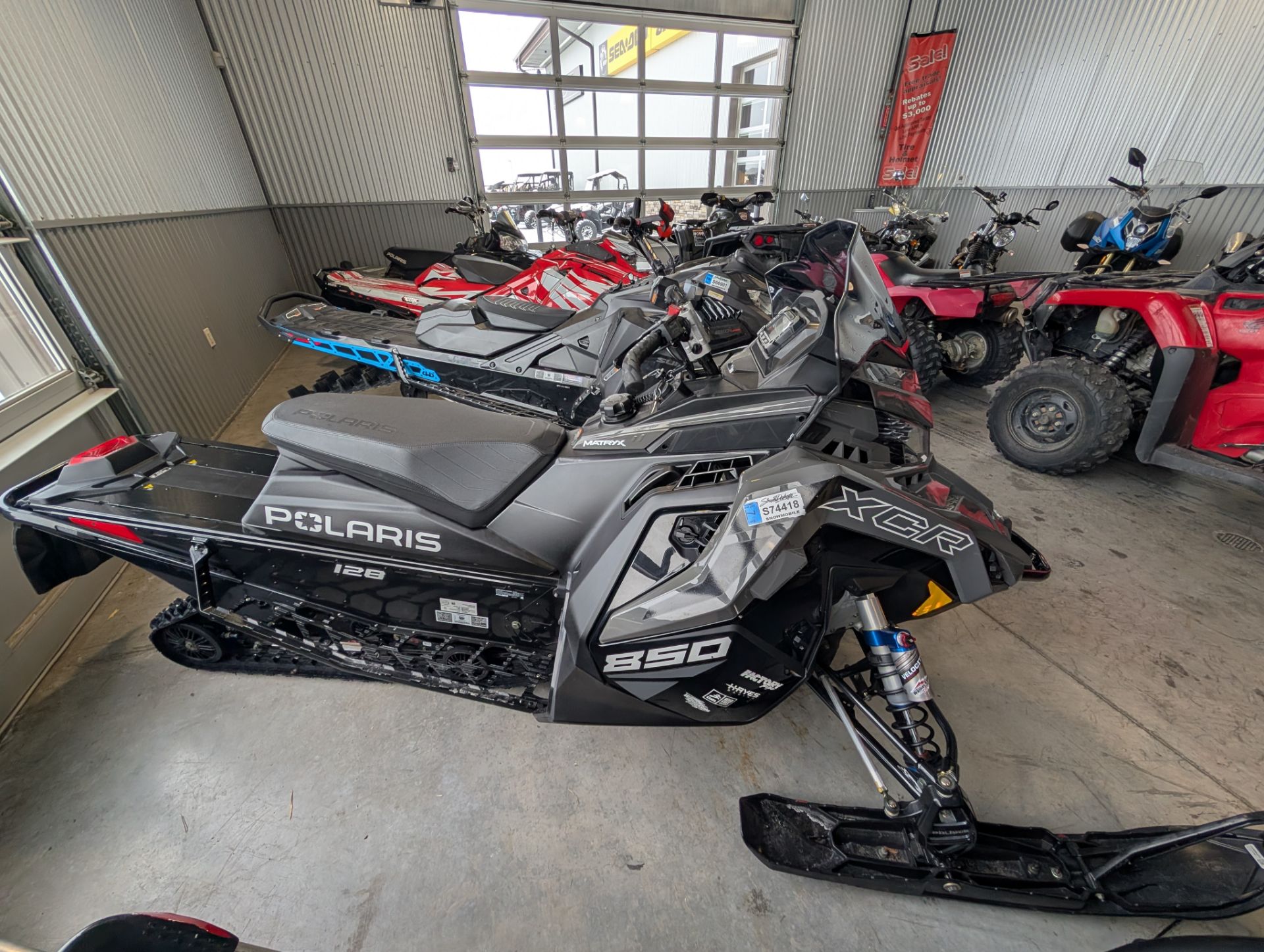 Pre-Owned 2024 Polaris 850 Indy XCR 128 SC ES For Sale
