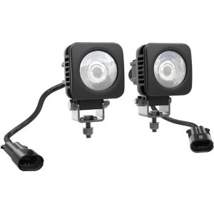 2 In. (5 cm) Square LED Lights (2 x 10 Watts)