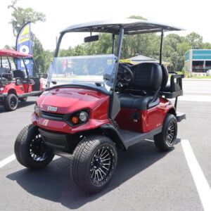 New 2023 E-Z-Go Express™ S4 ELiTE™ Lithium Flame Red