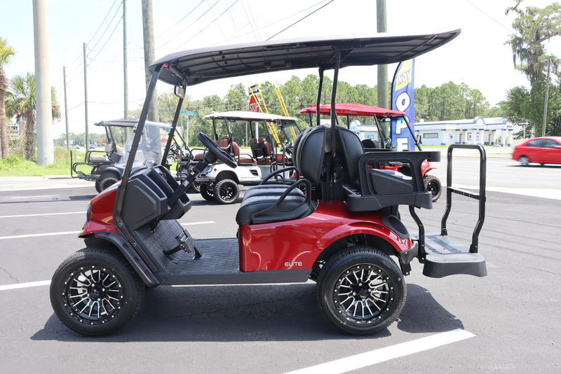 New 2023 E-Z-Go Express™ S4 ELiTE™ Lithium Flame Red - Image 3