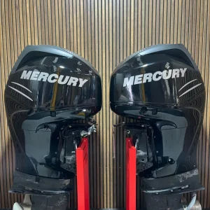 Twin Mercury 150 HP Verado Outboard Motor