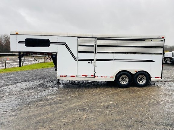 Used 2006 Adam 3 horse stock combo - Image 2